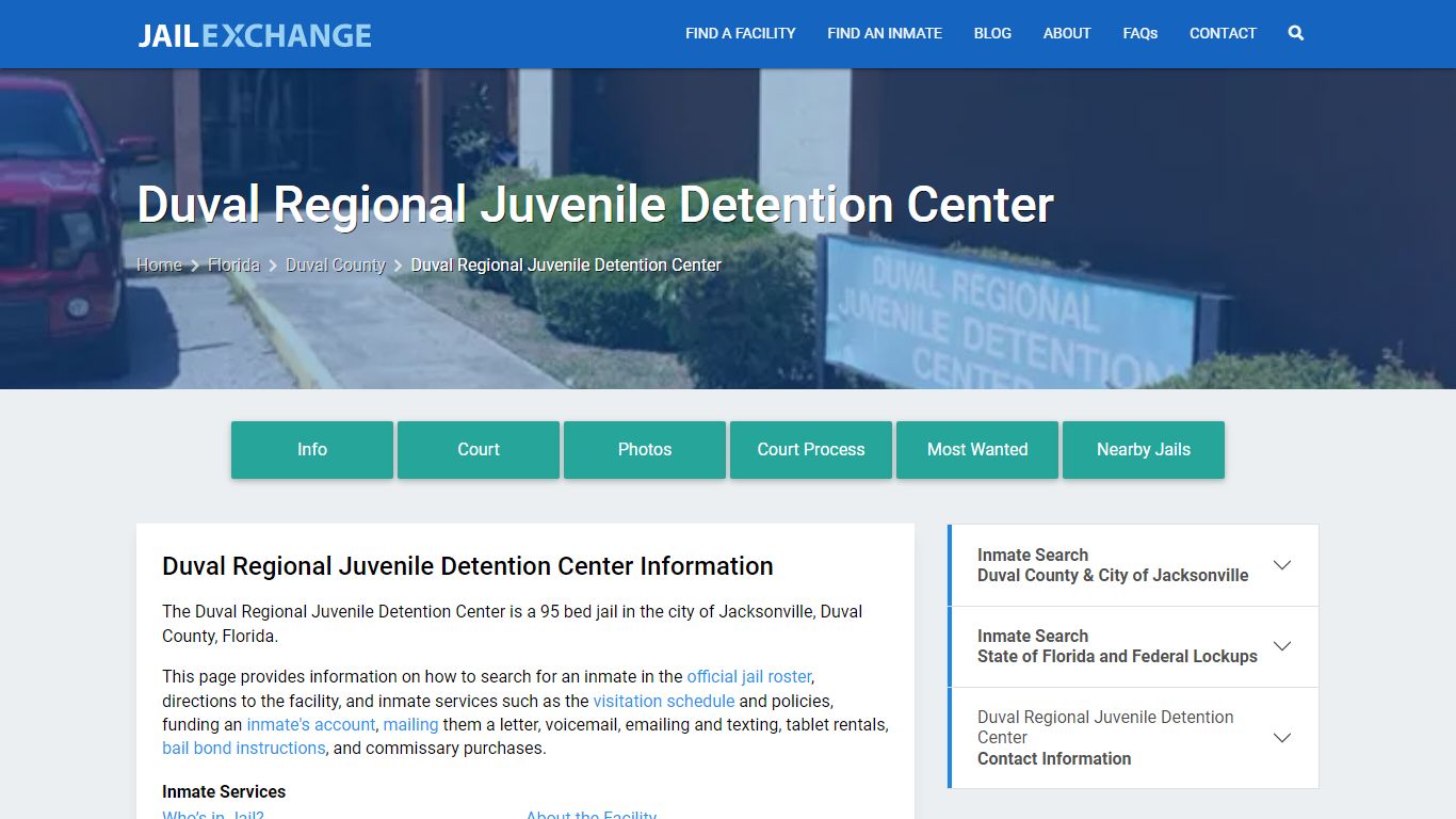 Duval Regional Juvenile Detention Center - Jail Exchange